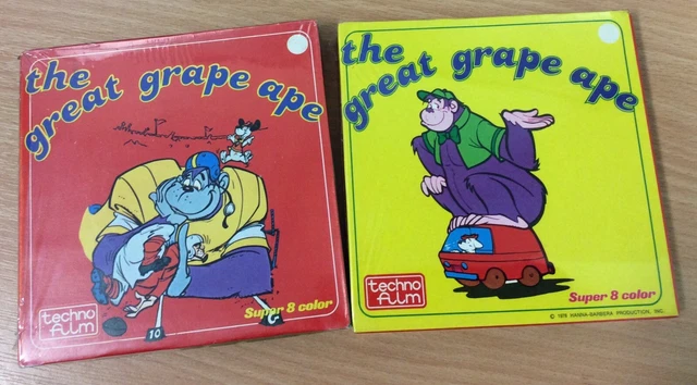 The Great Grape Ape - Pair Of Colour 8-Track Films - Still Sealed