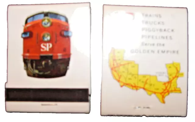Southern Pacific Railroad Unused Book Of Matches
