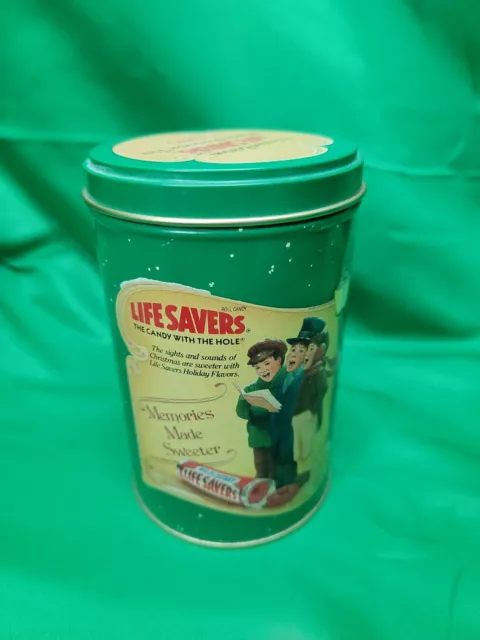 Vintage 1990 Limited Edition LIFE SAVER Tin / Christmas Holiday Keepsake