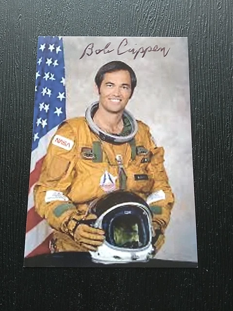 BOB ROBERT CRIPPEN NASA ASTRONAUT AUTOGRAPHED SIGNED 4x6 GLOSSY PHOTO