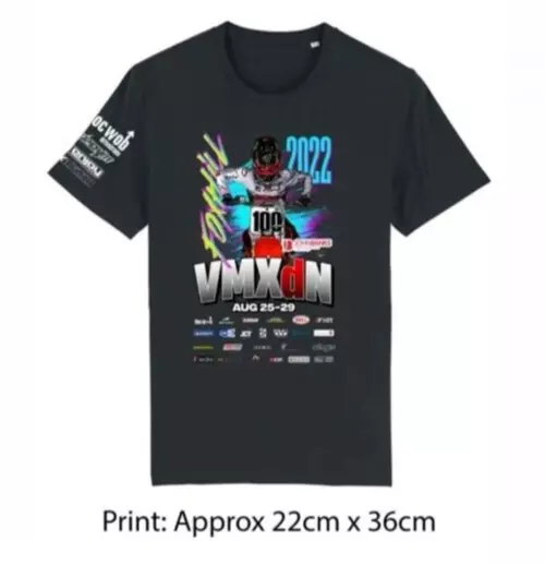 VMXdN Foxhill 2022 Official Event t-shirt Black Tommy Searle -2XL