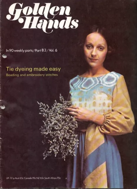 Golden Hands Craft Magazine Part 83 Crochet Knitting Patterns Retro Vintage 1970