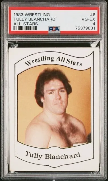 1982-1983 Wrestling All Stars Tully Blanchard PSA 4 Rookie Card #6 Four Horsemen