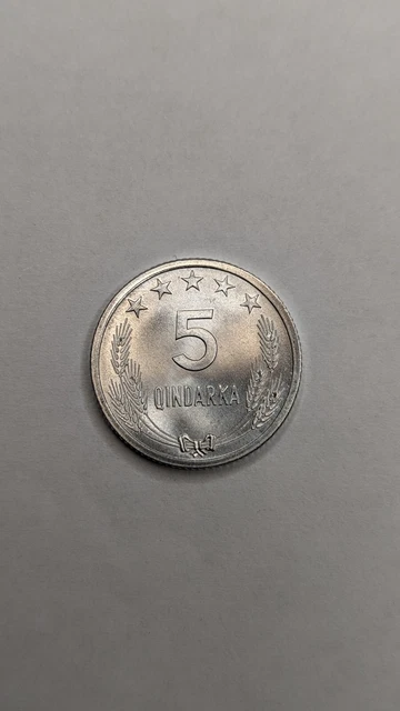 [🇦🇱Albania] - 5 Qindarka (1964) High Grade Coin