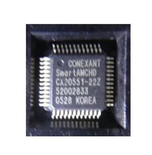 5 pcs New CX20551-22Z CONEXANT LQFP48 ic chip