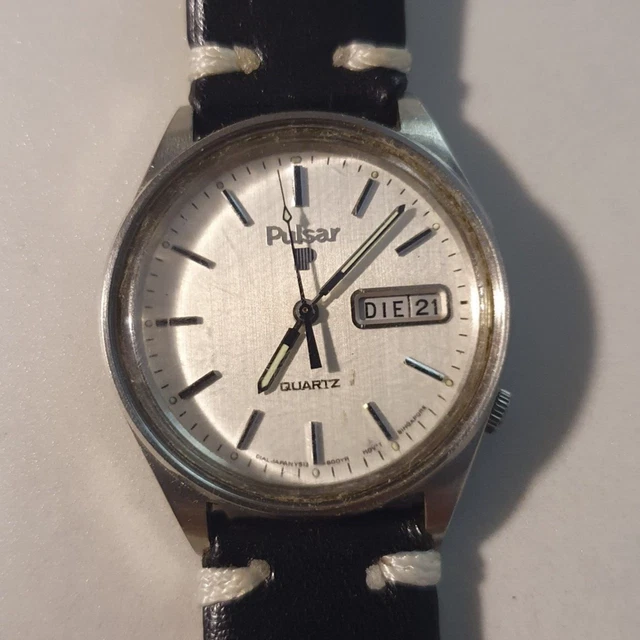 Montre Digitale Vintage Pulsar Années 80 - Pour Homme - Style Rétro Numérique