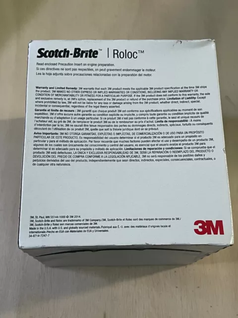 3M 07485 Scotch-Brite Roloc Brown Surface Conditioning Disc 3" 25/box 3