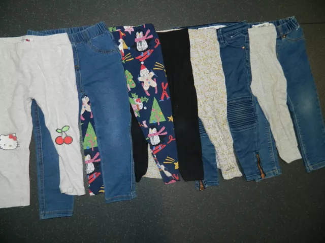 Girls Leggings Clothes Bundle age 2/3 Years Slim Fit Used Condition