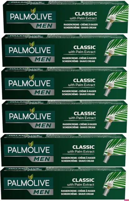 Crema de afeitar Palmolive Classic espuma 100 ml x 6 paquetes