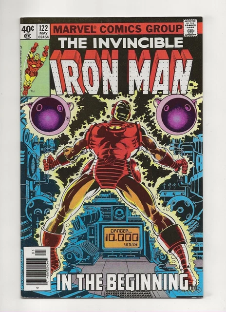 The Invincible Iron Man #122 (1979) Origin Tony Stark High Grade NM-9.2