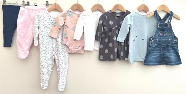 Pacchetto di abbigliamento per bambine età 3-6 mesi gap cura della madre successivo