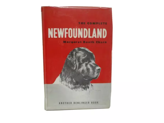 The Complete Newfoundland by Margaret Booth Chern  1955 signed hardcover book