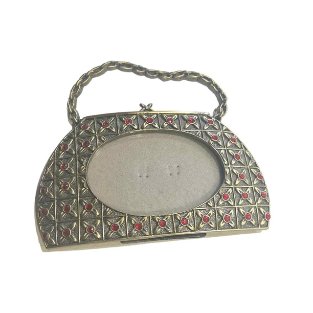 Mini marco de imagen de diseño de bolso estrás