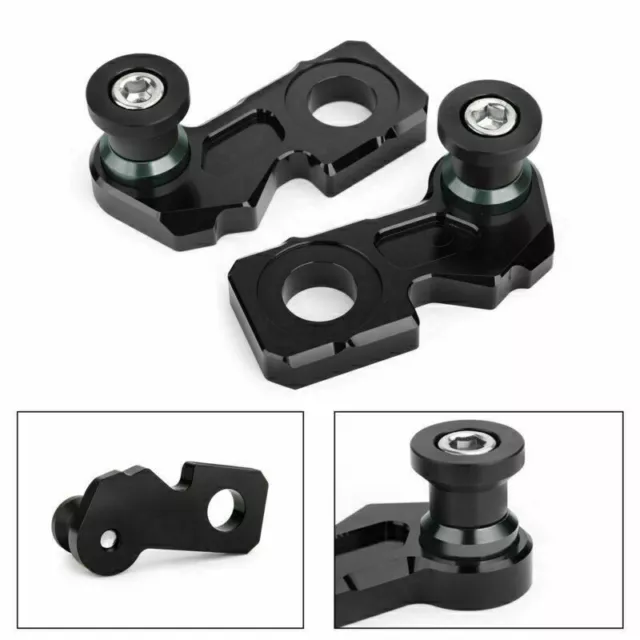 Chain Adjuster Block With Stand Spool For Honda CB650F CBR650F 14-18 Titanium A