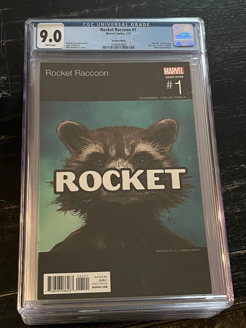 ROCKET RACCOON # 1 HIP HOP VARIANT Tyler The Creator - CGC 9.0