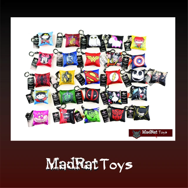 🐀 Buckle Down Pillow Keychain Lanyard backpack attachment ID Card Liscensed 🐀