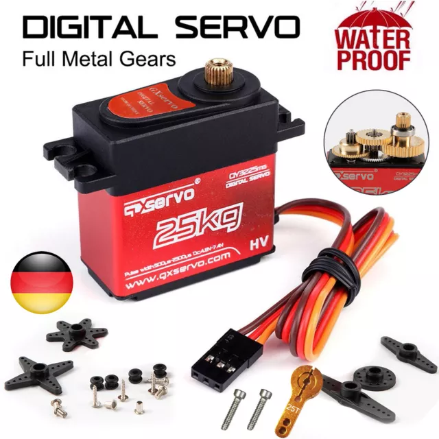 25KG Digital Servo Lenkgetriebe für RC Auto Car Boat Robot Hubschrauber Drone