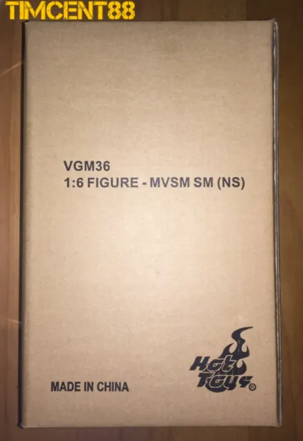 Ready! Hot Toys VGM36 Marvel's Spider-Man (Negative Suit) 1/6 Figure New