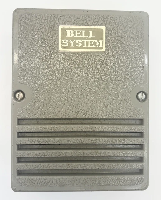 Wheelock Bell Ringer BELL SYSTEM WESTERN Electric Wheelock Telephone Ringer Box Vintage 1979 ...