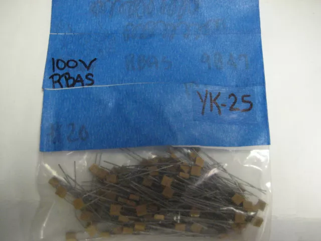 * Lot Of 120 New  Resistors 100V ~ Rbas                                 Yk-25