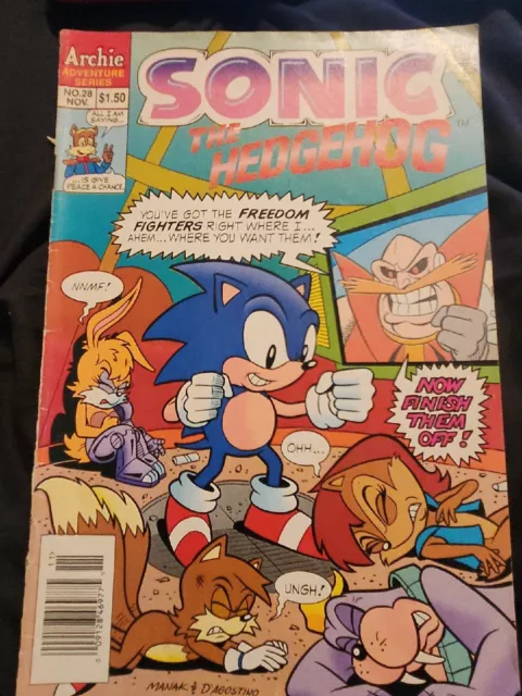 SONIC The HEDGEHOG Comic Book Issue #240 October 2012 AMY ROSE HEROES  Bagged NM