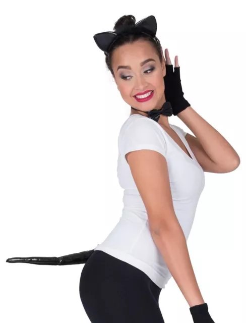Set Donna Gatto Cat Woman Halloween Cosplay Gatta Ladra Nera Carnevale