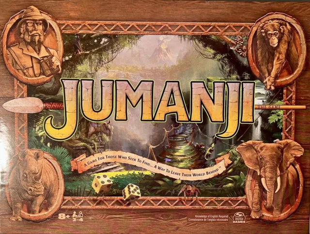 Jumanji The Game: The Classic Scary Adventure Family Board Game BRAND NEW SEALED