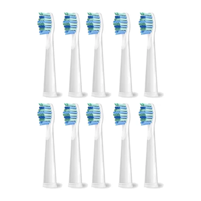 10 PCS Electric Toothbrush Replacement Heads fit for Fairywill 507/508/515/551