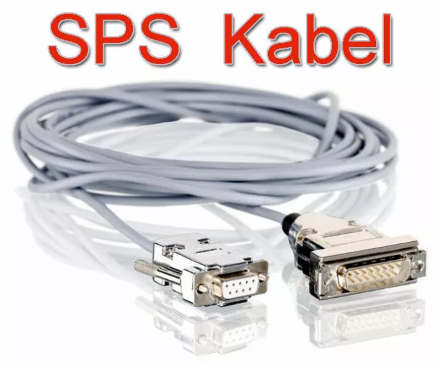 SPS  AG - PC  TTY - RS232  Kabel  für  SIEMENS  SIMATIC S5  Neu