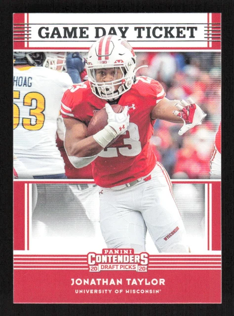 2020 Panini Contenders Draft Picks Game Day Tickets #10 Jonathan Taylor! *PWE*