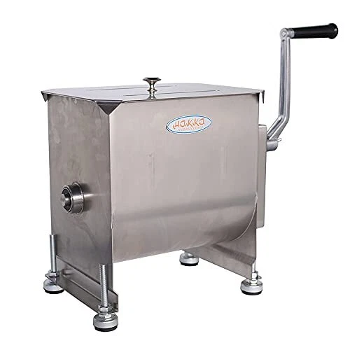 Hakka 15-Pound/7.5-Liter Capacity Tank Stainless Steel Manual Meat Mixers Mix...