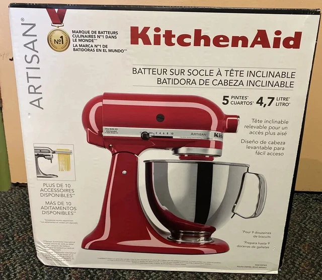 KITCHENAID ARTISAN SERIES 5 Quart TiltHead Stand Mixer Empire Red