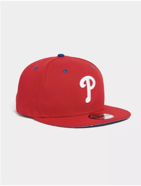 New Era MLB Philadelphia Phillies 9FIFTY Cap SnapBack Red / Blue Paisley New ✅✅