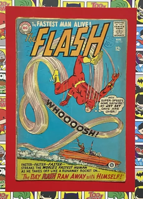 THE FLASH #154 - AUG 1965 - 1st FLASH MUSEUM APPEARANCE - VG (4.0) CENTS COPY!