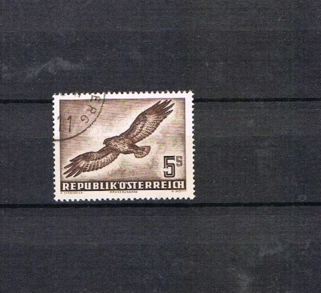 Osterreich 1953 LP 986 Vogel/Bussard 5 Schilling gebraucht