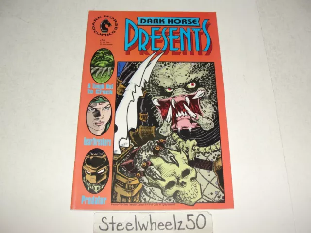 Dark Horse Presents #35 Comic 1989 Concrete Predator Randy Stradley Curt Warner