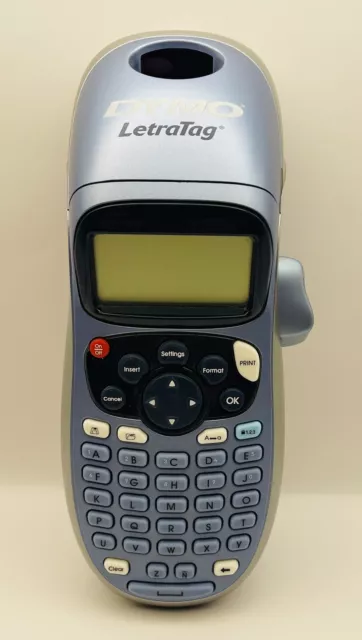 Dymo LT-100H LetraTag Handheld Label Maker With 4 Tapes Blue