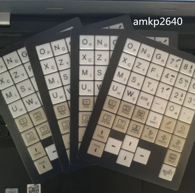 thumbnail image 2 of FANUC A98L-0001-0568#M Membrane Keypad – Operator Keysheet For PLC System 2 of 5