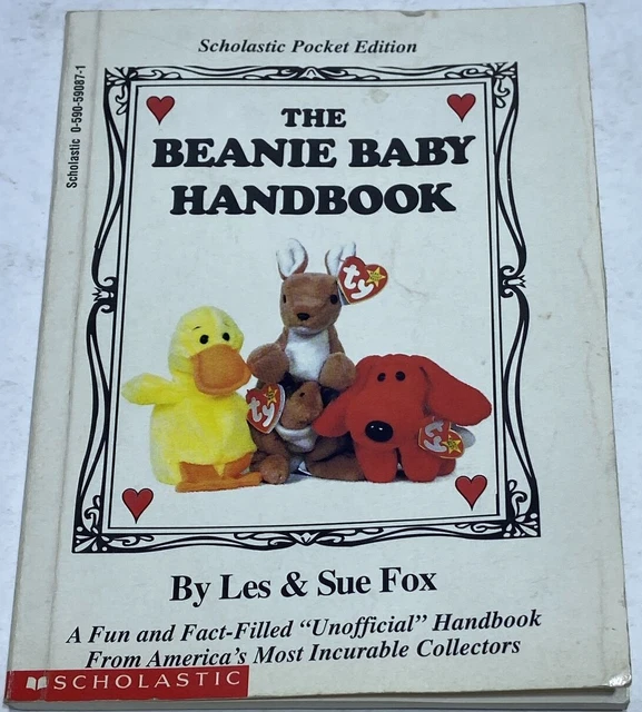 The Beanie Baby Handbook 1997 Scholastic Pocket Edition by Les & Sue Fox Vintage