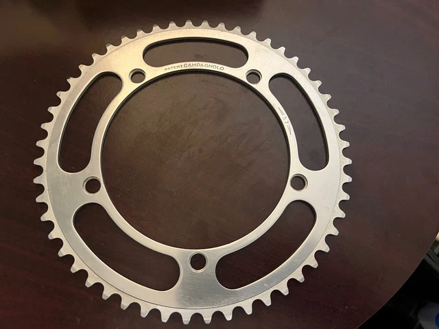 🍀NOS Campagnolo ROAD BIKE Chainring 52T BCD 144 NEVER USED SCHWINN MASI 🍀NOS Campagnolo ROAD BIKE Chainring 52T BCD 144 NEVER USED SCHWINN MASI