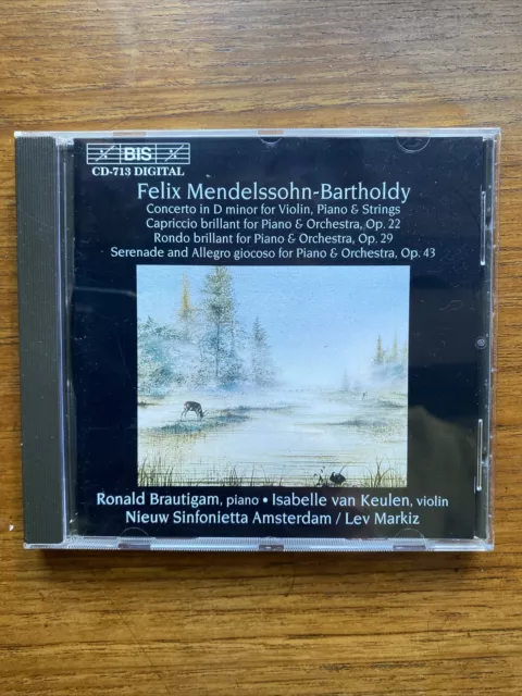 Felix Mendelssohn: Concerto for Violin, Isabelle van Keulen, Lev Markiz CD