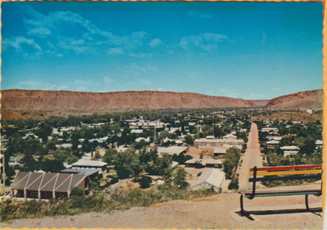 Panorama Of Alice Springs Northern Territory Nucolorvue Postcard