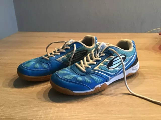 Donic Turnschuhe Waldner Flex 3 Größe 40 blau Guter Zustand Tischtennis