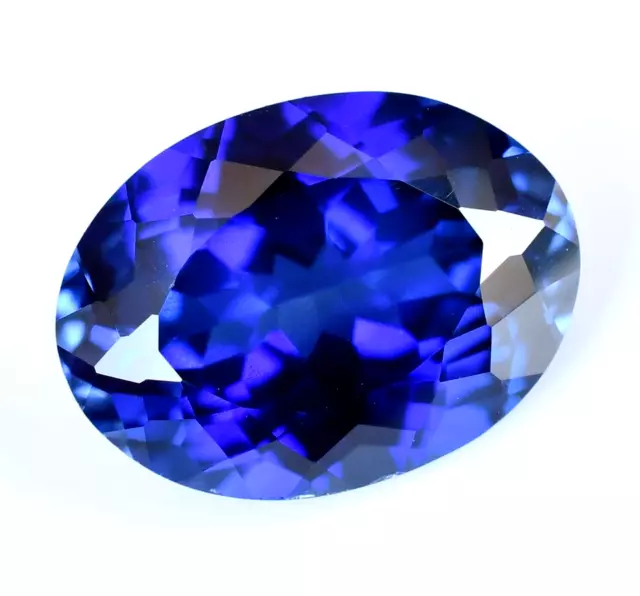 18.20 Ct Natural Blue Kashmiri Sapphire AAA Unheated Certified Loose Gemstone