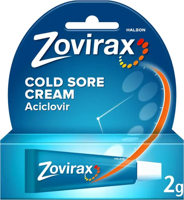 Zovirax Cold Sore Cream, Cold Sore Treatment That Speeds Healing Time, 2g