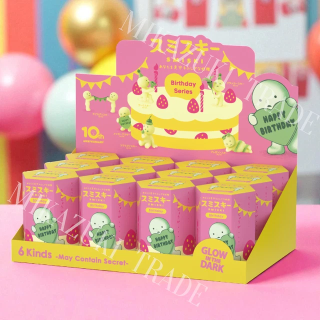 10th anniversary smiski birthday Smiski Giving a Bouquet Confirmed Birthday Series 2025 10th Anniversary Open Box