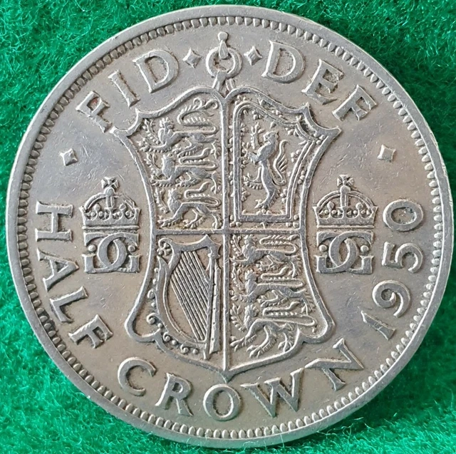 1950 VI Half Crown Coin £1.00 PicClick UK