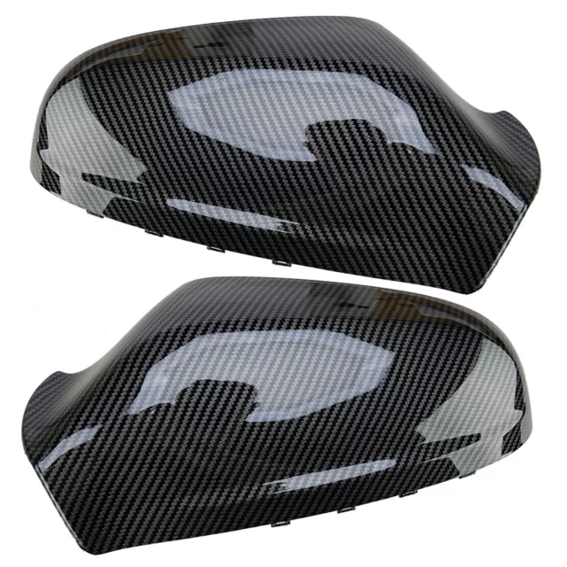 2pcs Coque de rétroviseur pour Opel Vauxhall Astra H Side Wing Mirror Cover Cap 2