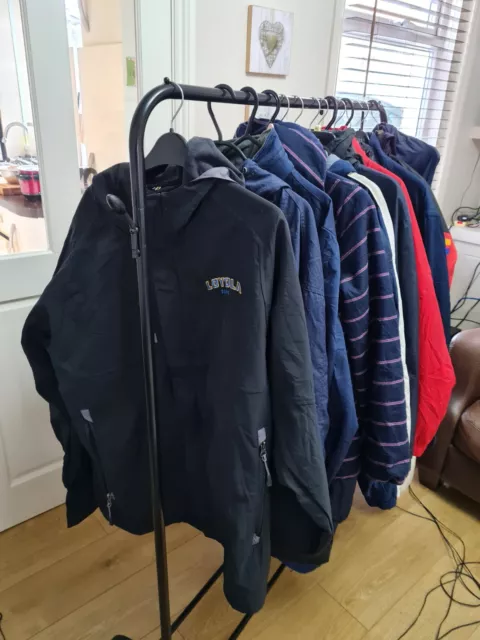 14 Vintage Mens Coats Jackets Small XXL JOB LOT Nike Puma Under Armour Adidas