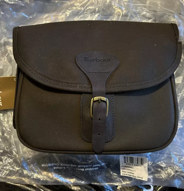 Barbour wax sales leather cartridge bag